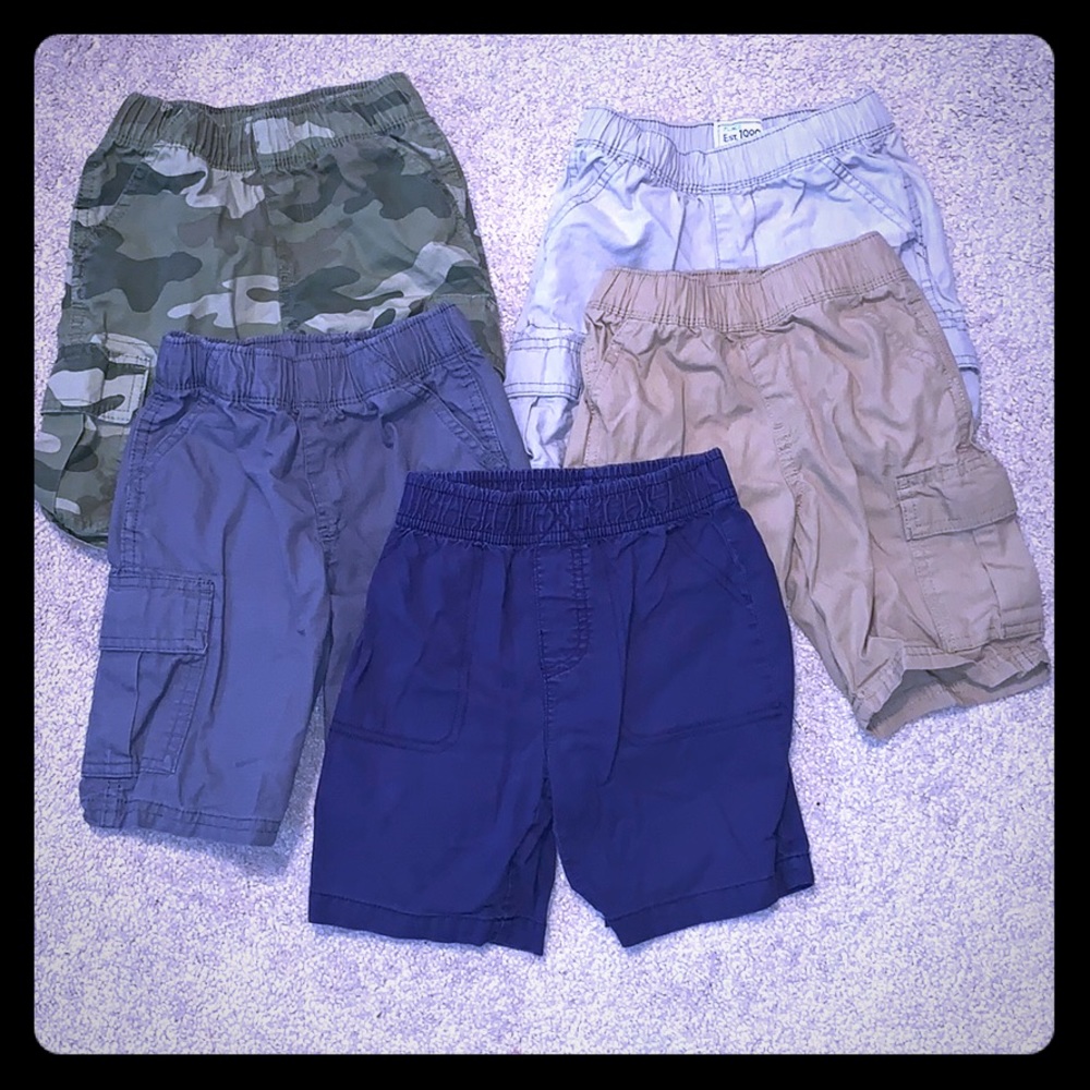 Five Boy’s Cargo Shorts 4T
